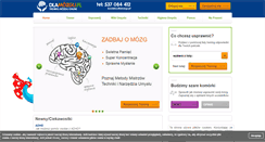 Desktop Screenshot of dlamozgu.pl